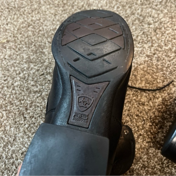 Ariat Heritage LaceUp Boot Size 12D Black Leather - Picture 6 of 11